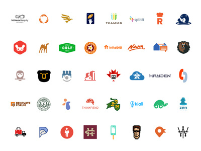 40 Logos in Logo Lounge 9! book collection logo logolounge lounge roundup