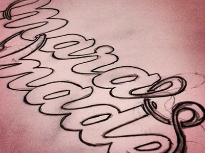 Ligature Experiments handdrawn ligature logo typography
