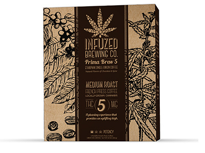 Infuzed Brewing Package Design Concept illustrator package design patterns