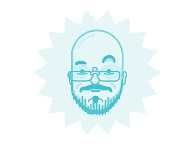 Autoupdate autoportrait head illustration jesus potato vector