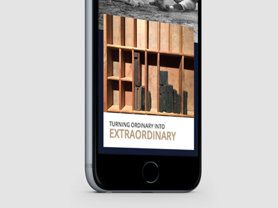 Brand Spankin' New iphone mobile portfolio responsive uiux web web design