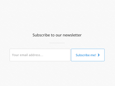 Subscribe me! css form html5 joomla mailchimp minimal module ux