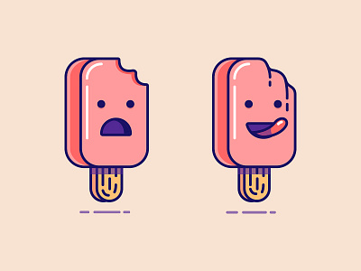 ice-creams cream funny ice ice cream icon illustration