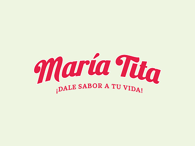 Maria Tita Logo branding casero homemade logo salsa sauce