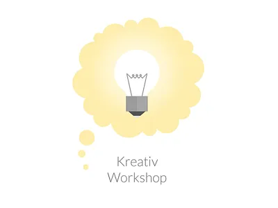 Creative Workshop Icon creative flat icon illustration lightbulb workshop