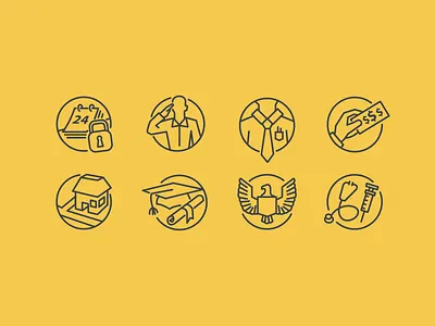 Perks corporate icons perks