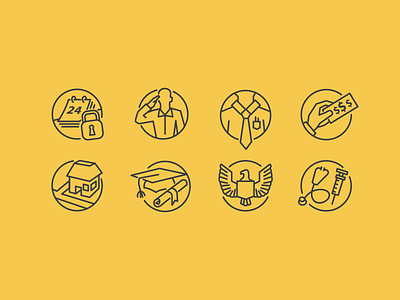 Perks corporate icons perks