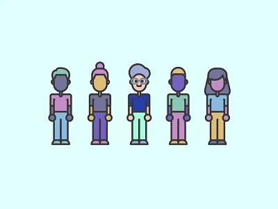 Character Treatment 2d illustration character illustrator vector