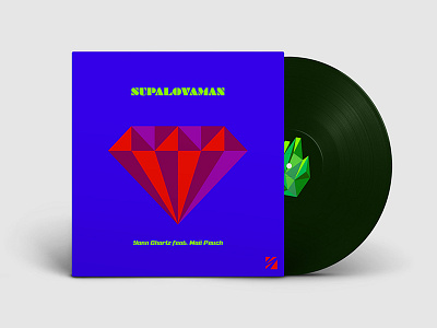 Supalovaman Vynil Cover cover electronic funk kryptonite music soul supalovaman vynil