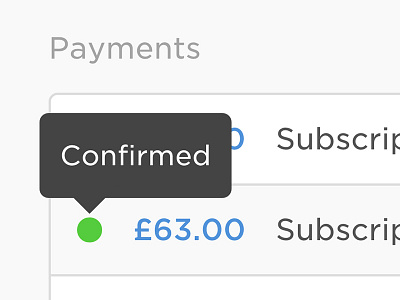 Resource status tooltip gocardless nav pro status tooltip ui ux