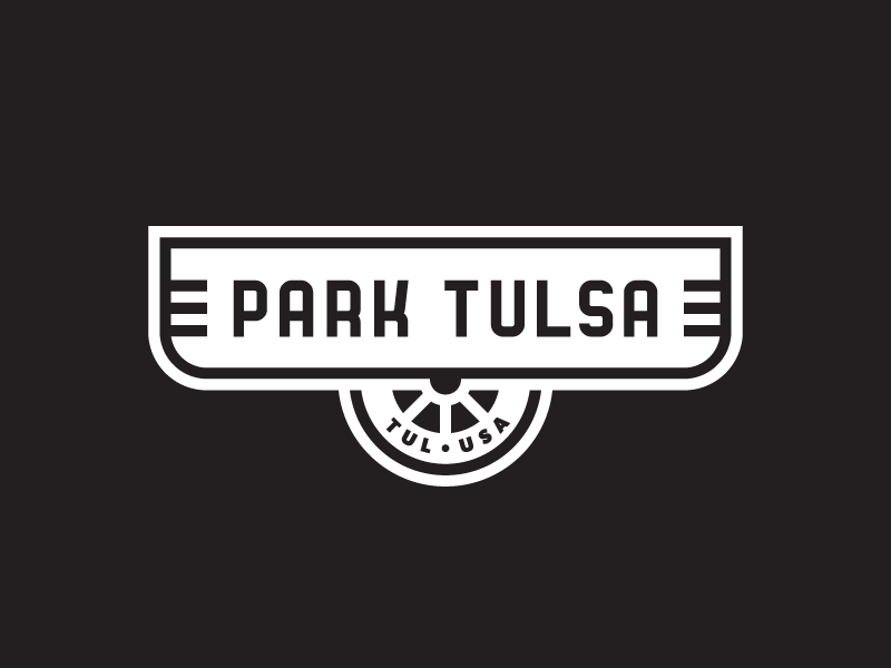 Parking Signage Exploration art deco oklahoma park parking signage tire tulsa wheel