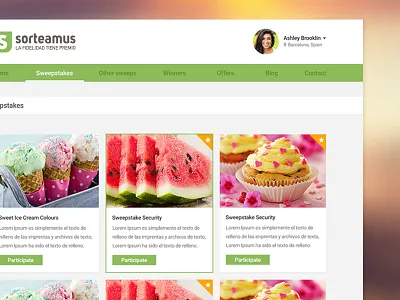 Website app colors grid icons ios profile psd simple ui ux web website