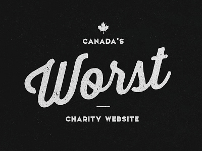 CWCW brand canada charity nonprofit texture typography vintage