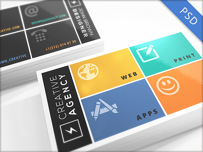 15 Clean and Minimal Business Cards Collection - Part 3 branding business card design illustration minimal modern photoshop print psd template typography
