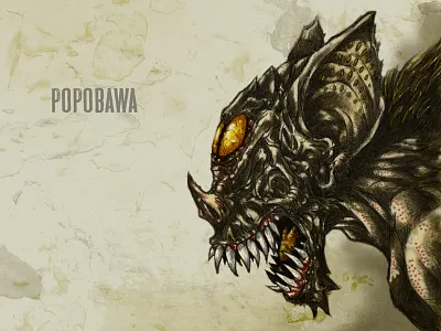 #31DaysofMonsters DAY 29: Popobawa 31daysofmonsters demon evil illustration monster popobawa