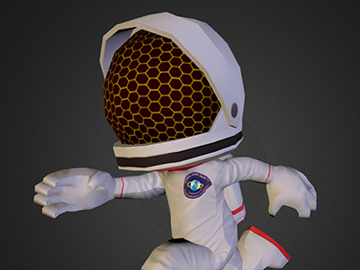 Spaceman Small1 3d character spaceman videogame