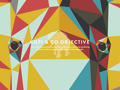 kofi & co site header africa elephant header web design