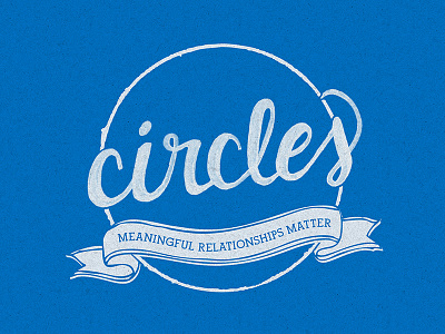 Circles Sermon Graphic banner church circle hand lettering sermon type typography