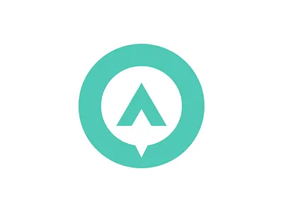 Alce (icon proposal) a branding circle geolocation icon logo mexico