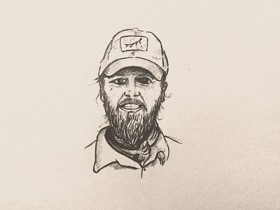 Tony illustration pencil sketch