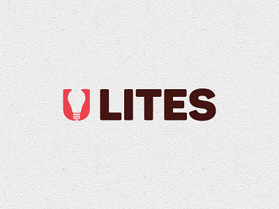 U Lites branding cool corporate creative design identity lites logo negative space u