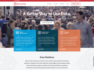 Return Path data email home homepage video background