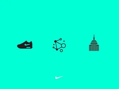 Nike SNKRS Icons airmax building icons nike nyc website