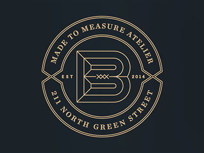 BLVDier Badge Final badge bespoke fashion logo mens suiting seal suits