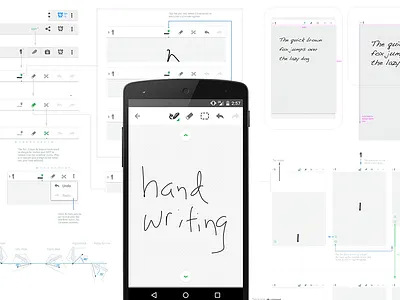 Handwriting in Evernote Android android handwriting ink mobile