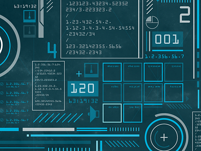 Sci-Fi UI blue future futuristic sci fi science fiction ui