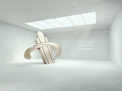 Pantages Hotel 3d caustic cinema4d hotel logo mockup pantages photoshop scene skyline studio toronto