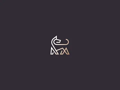 Dog dog icon kerovec line rokac roko simple symbol