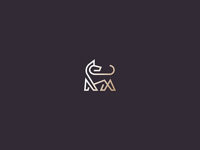 Dog dog icon kerovec line rokac roko simple symbol