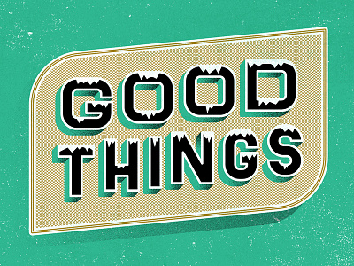 Good Things Coldbrew Lettering coffee coldbrew lettering typography