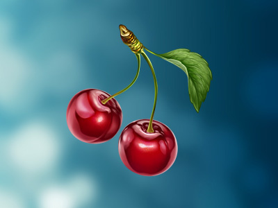 Cherry casino cherry fruit gambling game art game design graphic juicy online slot machine symbol