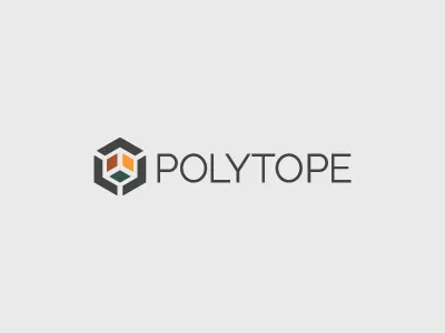 Polytope Logo branding identity logo