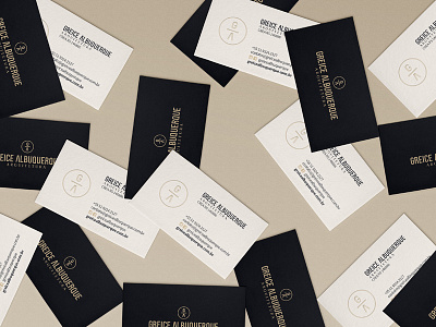 Greice Albuquerque / Busines Cards branding business card identity logo logo design