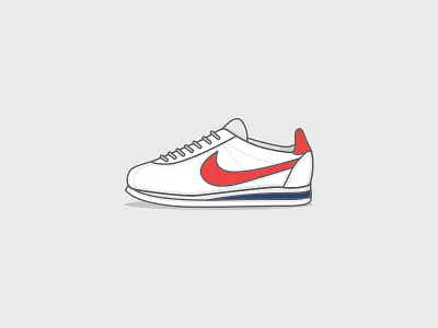 Run Forrest Run cortez forrest gump fun illustration nike shoes