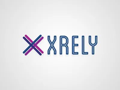 X Rely awesome logo rel simple x xrely