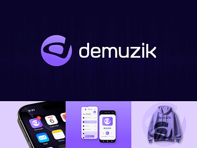 Demuzik Music App Logo (Unused) application apps audio audio logo brand design brand identity branding design graphic design logo logo design logos mp3 music music logo muzik software