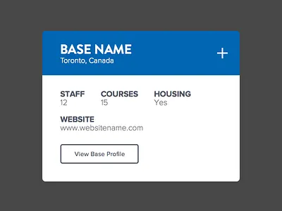 Details Card add blue button card clean data details hierarchy map plus ui ux