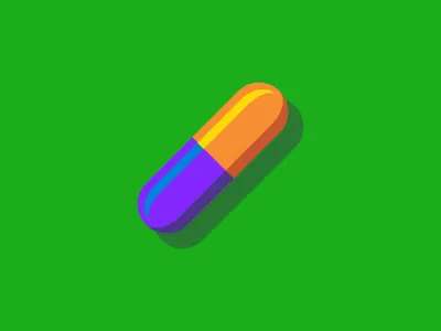 Pill color drug highlights illustration medicine pharmacy pill poison shadow vibrations
