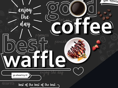 Wall Design art coffee concept design food lox lox cafe typography wall wall art wall design