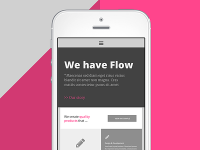 Flow New Website agency branding design design agency ecommerce flow mobile mobile first responsive ui ux webdesign