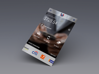 Banking user interface android app design banking ui
