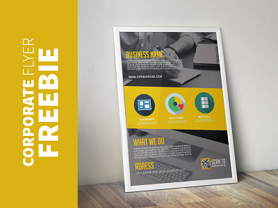 Corporate Flyer (FREEBIE) arif corporate file flyer freebie freepsd office opera psdfile