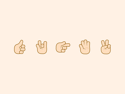 Voca Emoji Hands emoji illustration vector