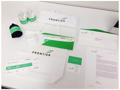 Frontier Airlines - Identity Design airline branding design frontier identity scad