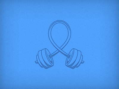 Bodybuilding Men's Health Foundation Graphic barbell bodybuilding cancer icon logo mens health ribbon