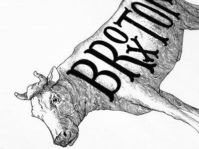 Broxton broxton draw lettering logotype